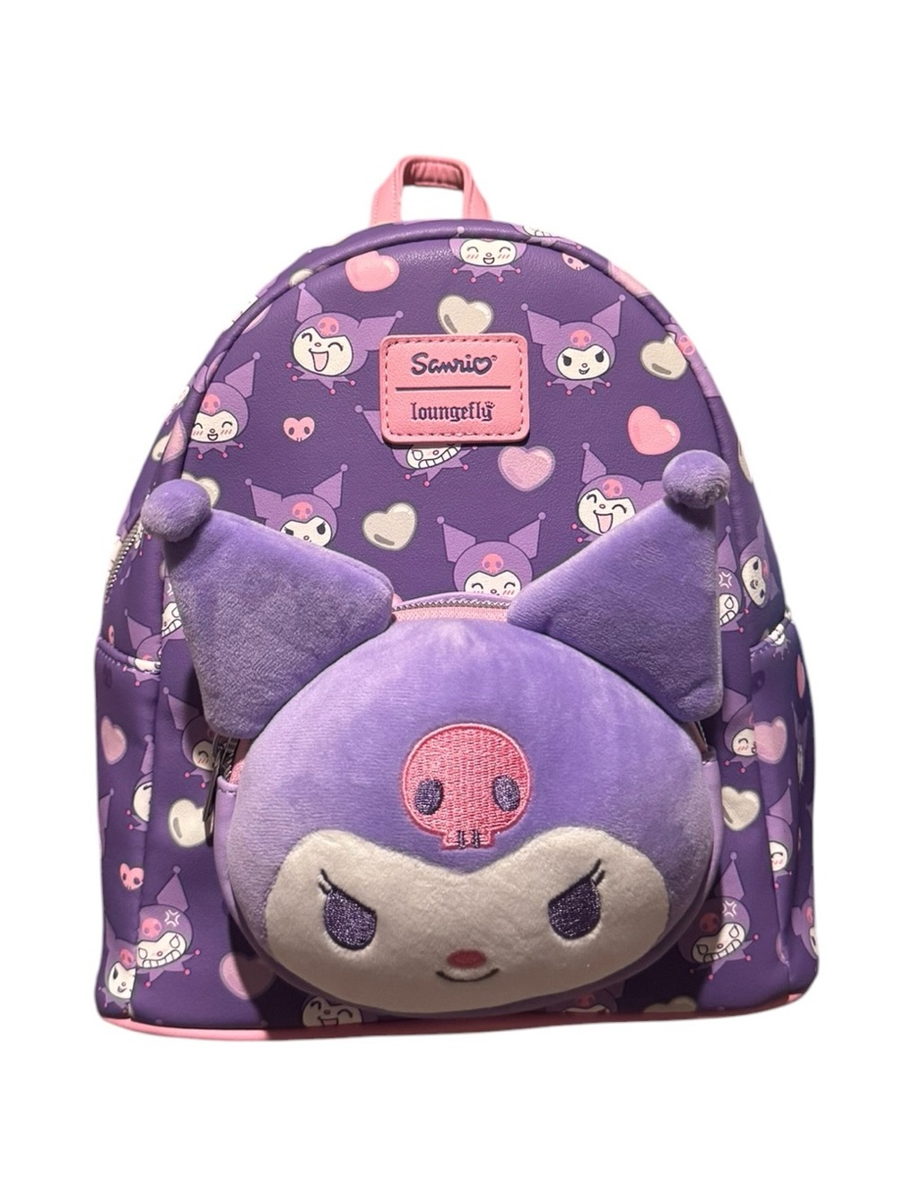 Loungefly Sanrio Kuromi Plush Mini Backpack